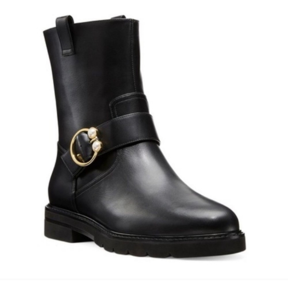 Sale! STUART WEITZMAN ARLO BOOTIE-NWOT FAUX PEARL